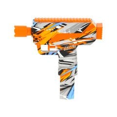 Su Tabancasi Uzi - 16 cm Turuncu