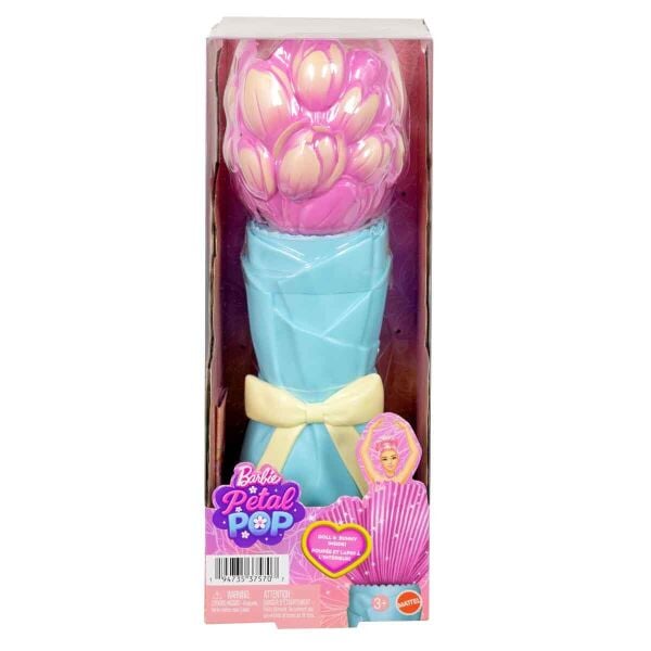Barbie Petal Pop Barbie Bebek ve Aksesuarları Lale Oyun Seti - 33 cm