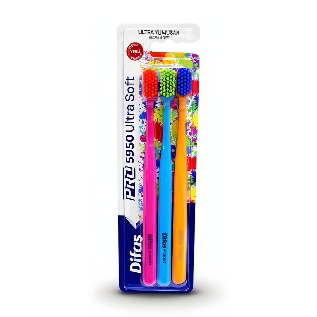 3'lü Difaş Pro Ultra Soft Diş Fırçası