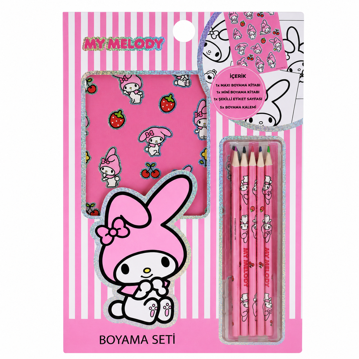 8 Parça Boyama Seti My Melody