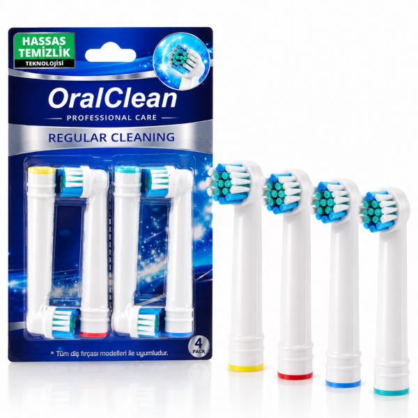 Oral Clean Regular Cleaning Yedek Başlık - 4 Adet
