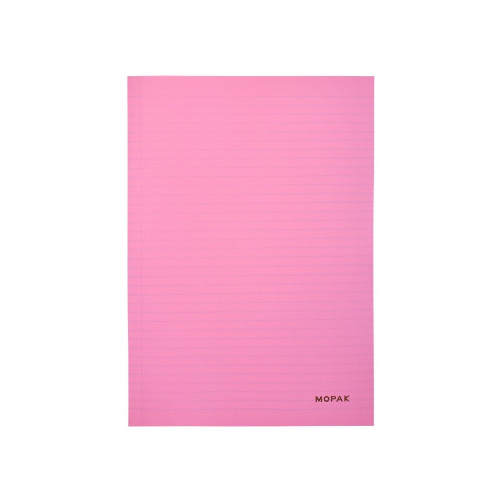 60 Yaprak PP Kapak Çizgili A4 Defter Pembe