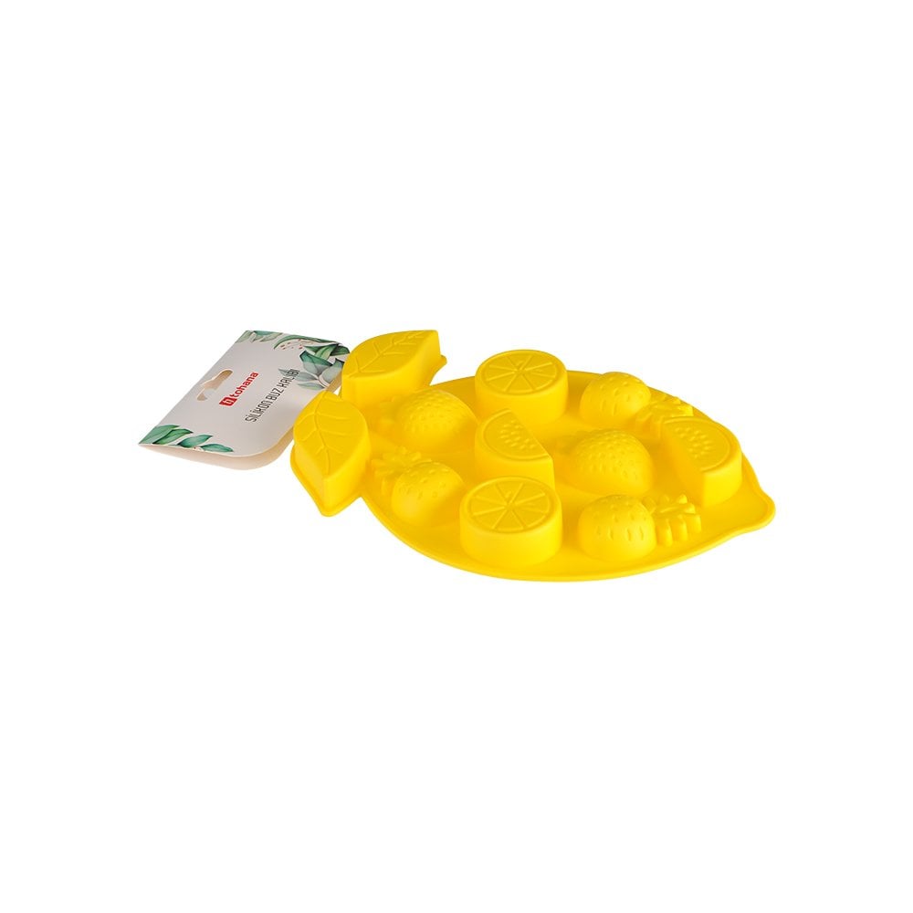 Silikon Buz Kalıbı - 22X17 Sarı