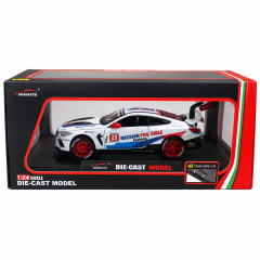 Sesli Işıklı Açılır Kapılı Metal Model Araba - 1:24 Model 1