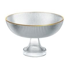 Ayaklı Cam Kase - Valenza - 20 cm