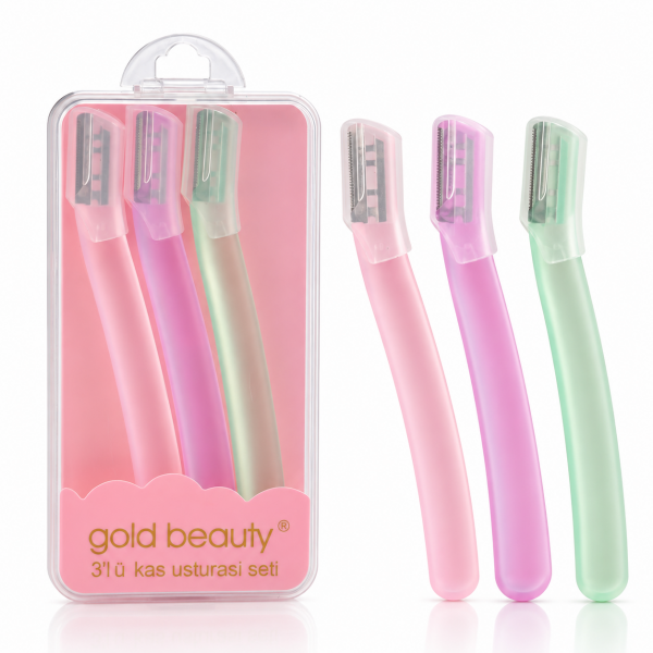 Gold Beauty 3'lü Kaş Ustrası