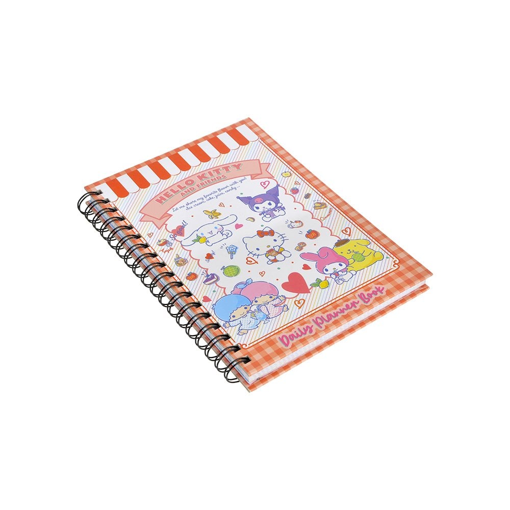 Hello Kitty And Friends Sticker Setli Ajanda - 88 Yaprak Desen 1