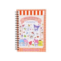 Hello Kitty And Friends Sticker Setli Ajanda - 88 Yaprak Desen 1