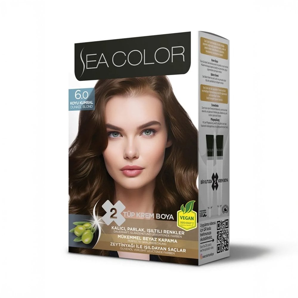 Sea Color Saç Boyası 6.0 - Koyu Kumral