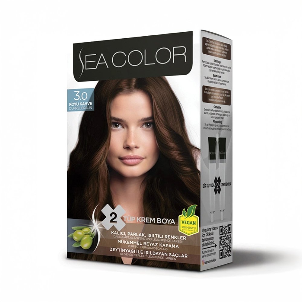 Sea Color Saç Boyası 3.0 - Koyu Kahve