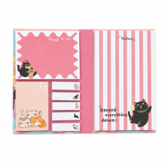 Kedi Tasarımlı Post-It Not Defteri - A6