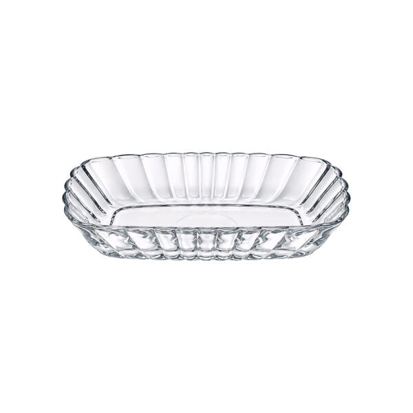 2'li Cam Kahvaltı ve Meze Tabağı - 16 cm