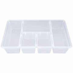 5 Bölmeli Plastik Organizer -  38x24x7,5 cm