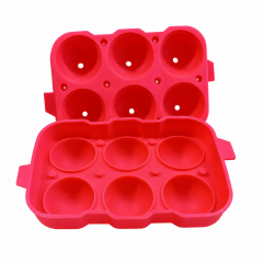 Silikon Top Buz Kalıbı - 19x12x5 cm Kırmızı