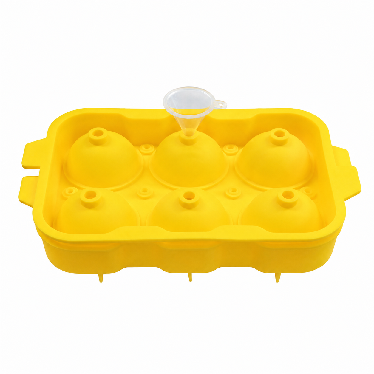 Silikon Top Buz Kalıbı - 19x12x5 cm Sarı