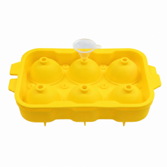 Silikon Top Buz Kalıbı - 19x12x5 cm Sarı