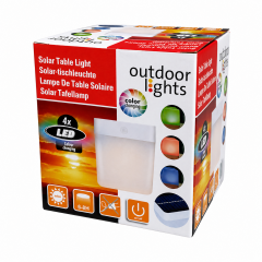 Solar Led Renkli Masa Lambası