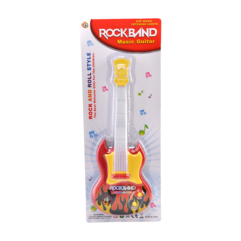 Müzikli Pilli Küçük Rock Gitar