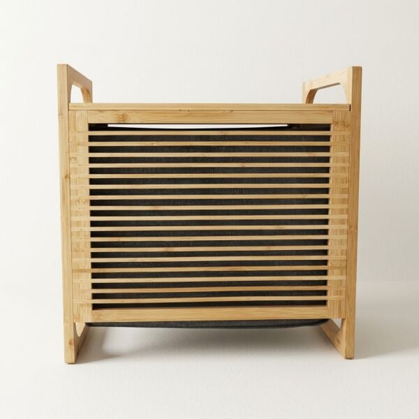Bambu Çamaşır Sepeti - 40x35x60,5 cm