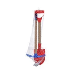 2'li Plastik Bahçe Seti Kürek Tırmık Fileli Set