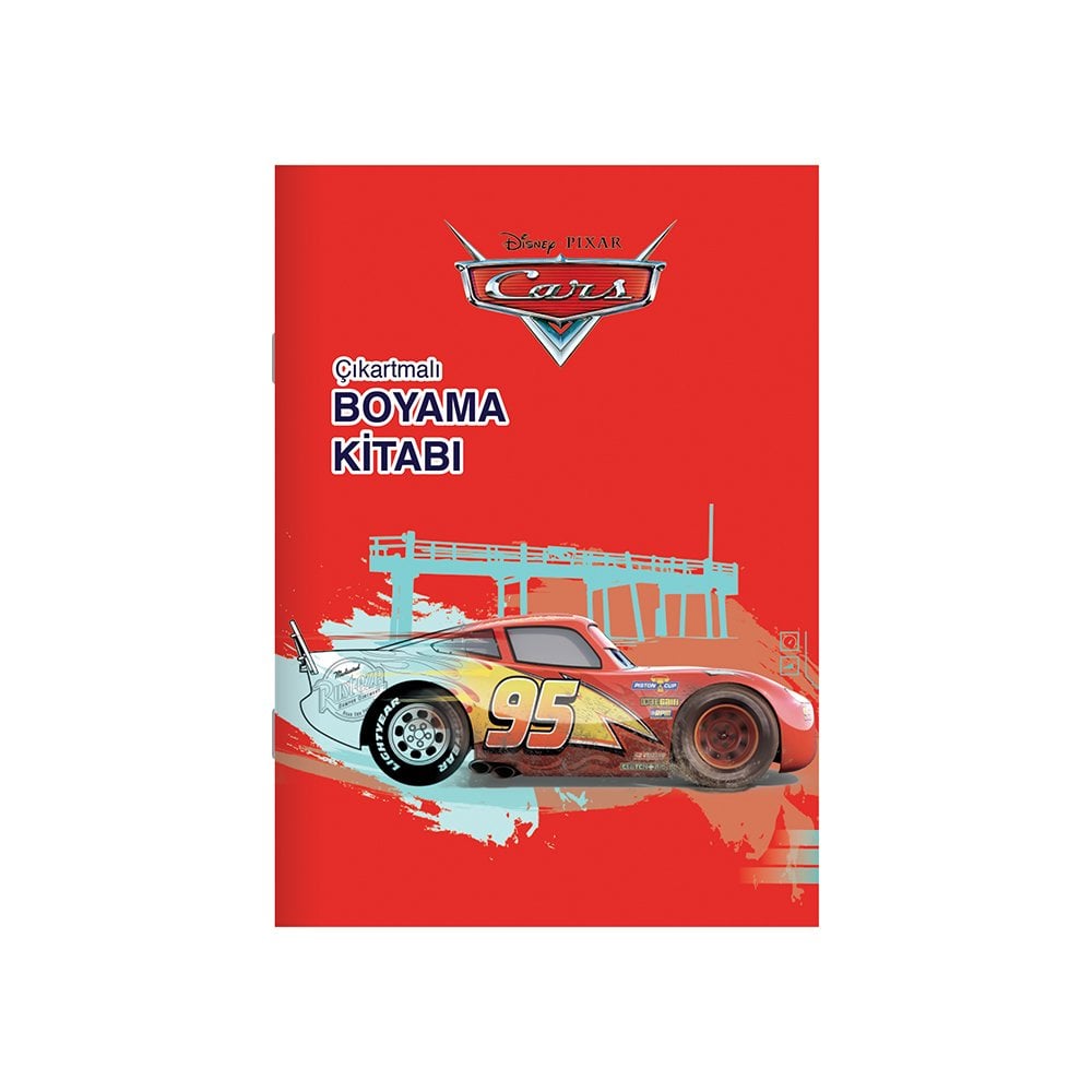 Lisanslı Boyama Sticker Kitabı Cars