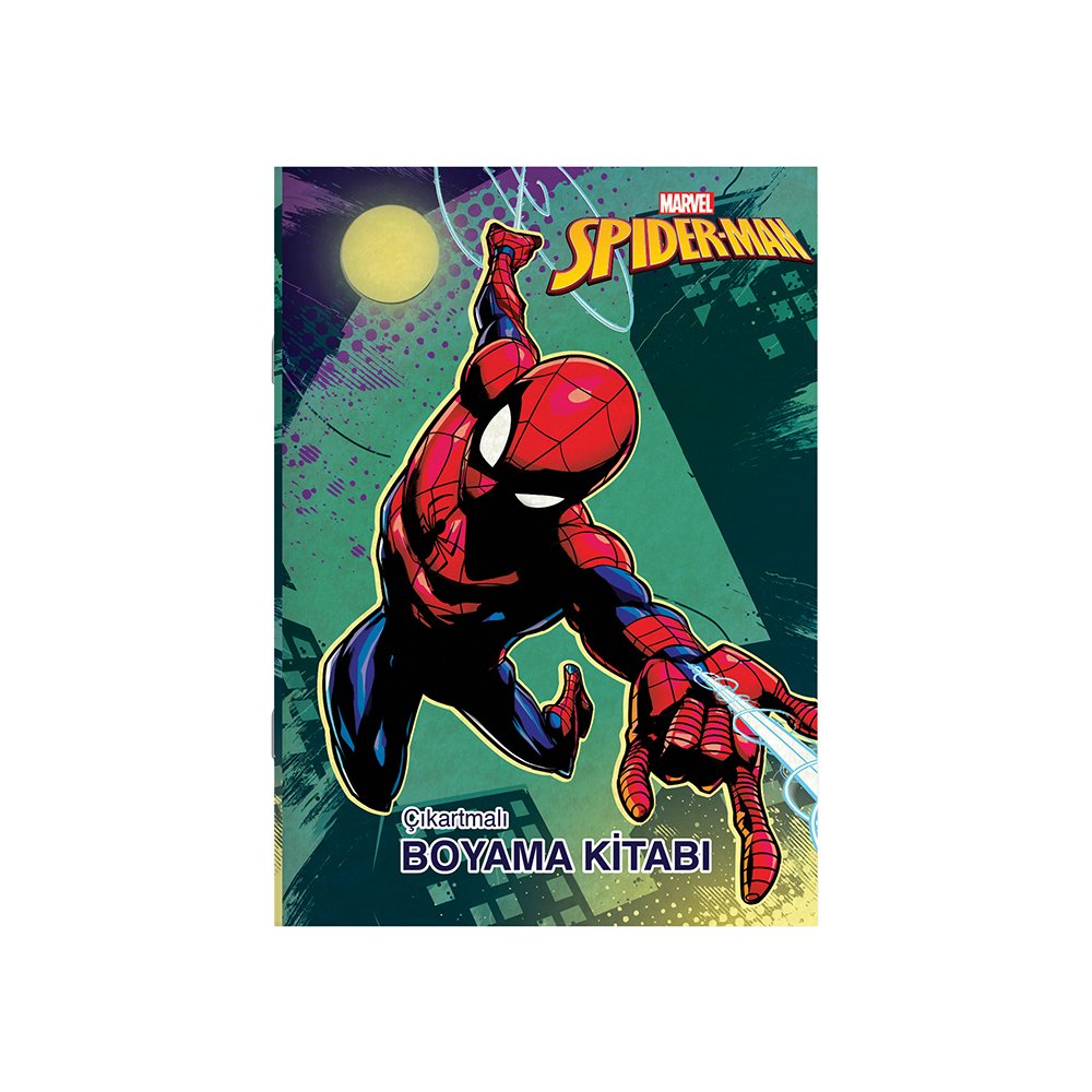 Lisanslı Boyama Sticker Kitabı Spıder-man