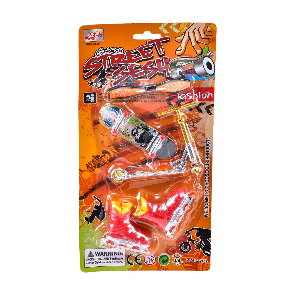 Aksesuarlı Mini Kaykay-Paten-Scooter Set Model 1