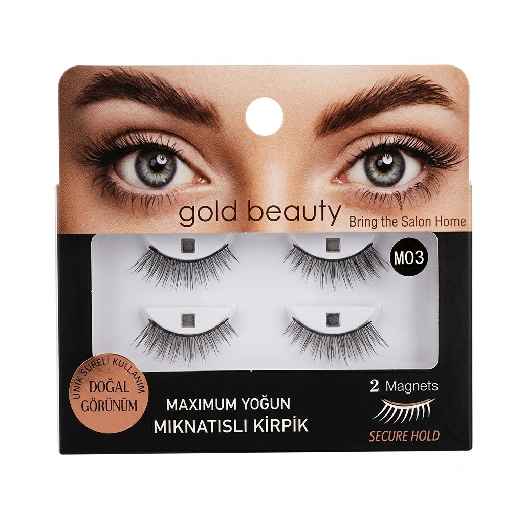 Gold Beauty Mıknatıslı Takma Kirpik