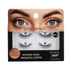 Gold Beauty Mıknatıslı Takma Kirpik