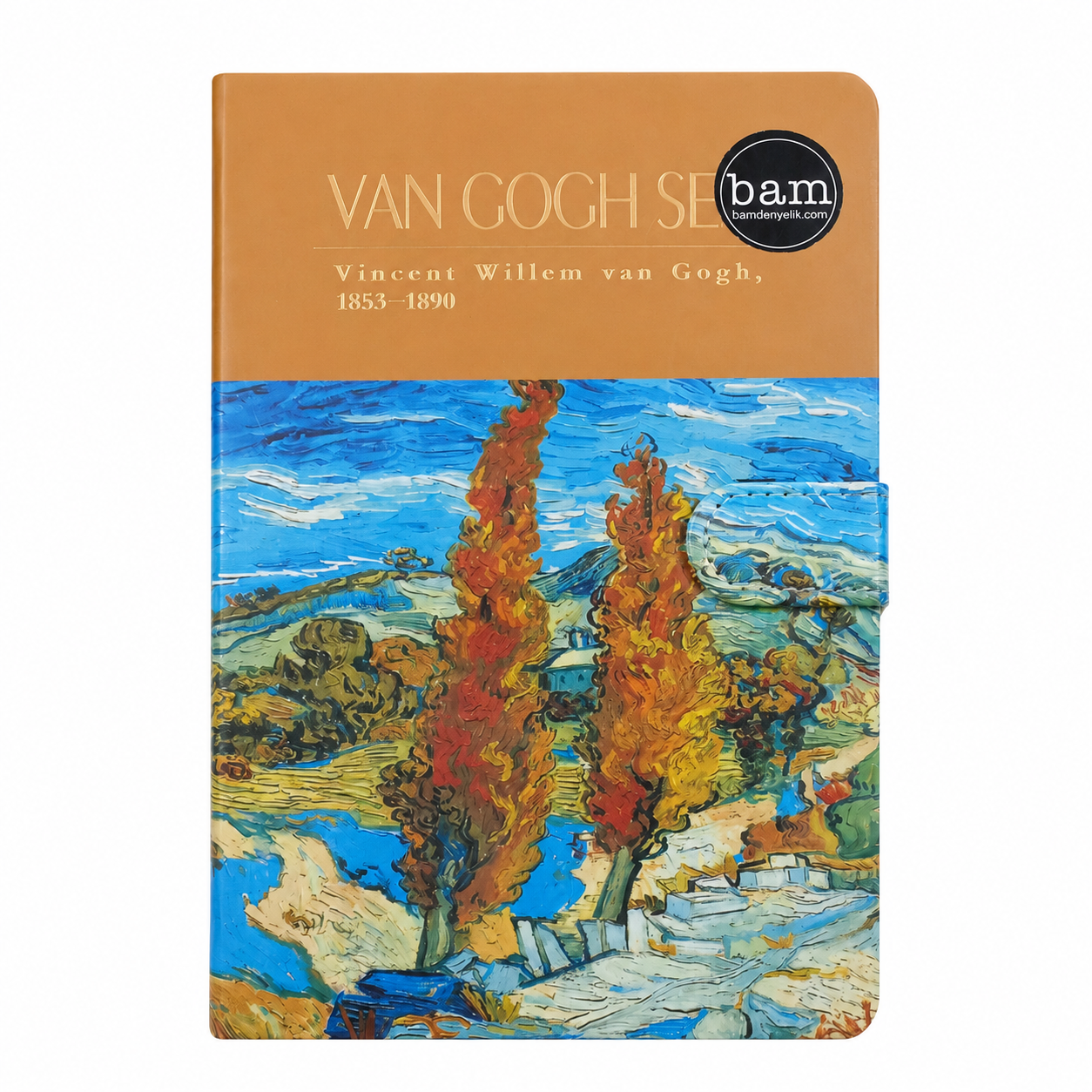 Mıknatıslı Van Gogh A5 Not Defteri - 19X13 Desen 1