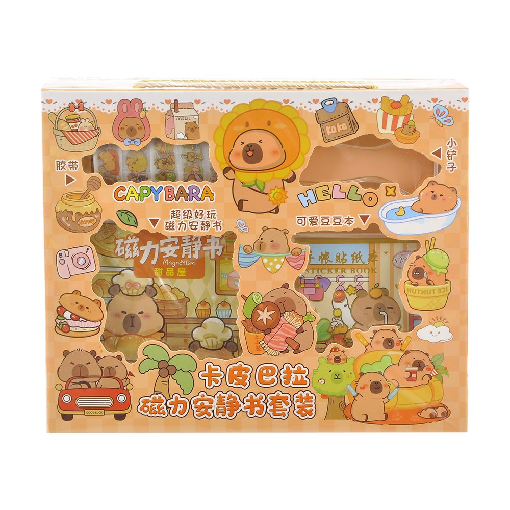 Capybara Bant Sticker Defter Set Model 2