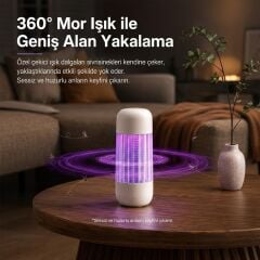 Elektrikli Sinek Öldürücü Şarjlı Uv Işıklı Lamba Sivrisinek - SSK-11 - Torima