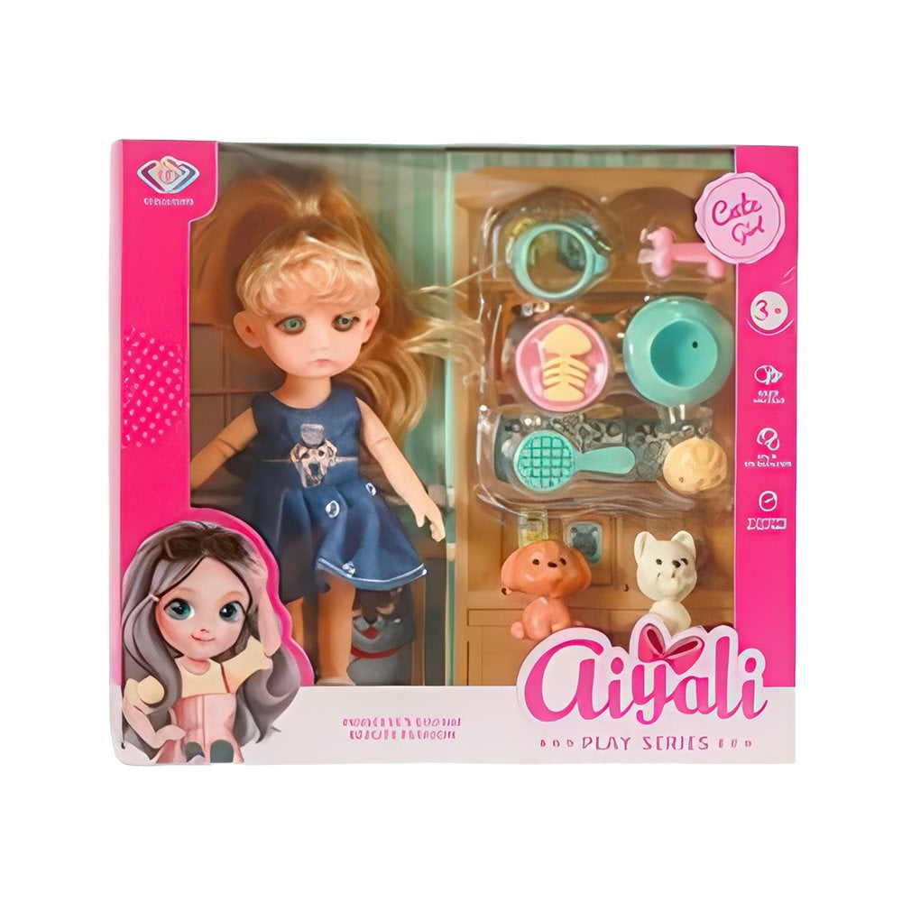 Petshop Aksesuarlı Bebek - 16 cm Model 2