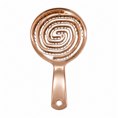 Keops Parlak Rose Gold 3D Oval Saç Fırçası