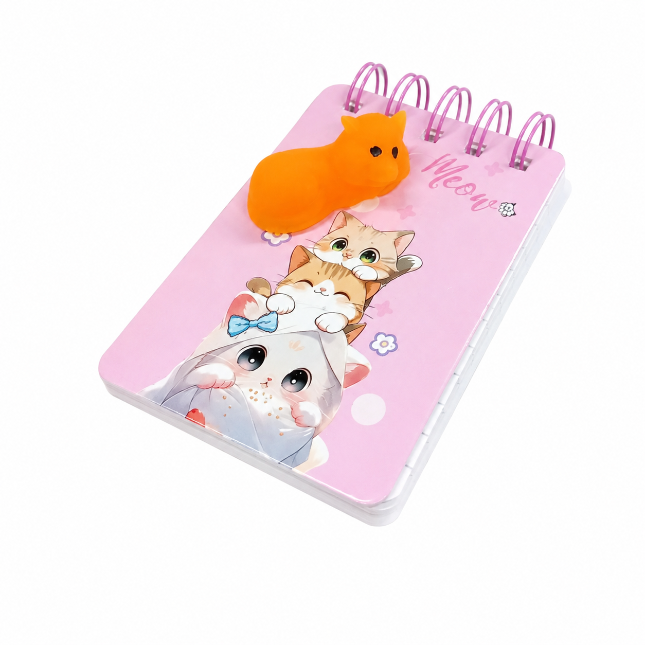 Moj Moj Telli Kedi Not Defteri - 7,5x10,5 - 80 Yaprak