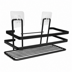 Yapışkanlı Kalın Telli Metal Banyo Rafı