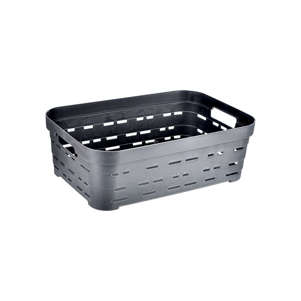 Plastik Piramit Organizer Sepet - 8.2 L Siyah