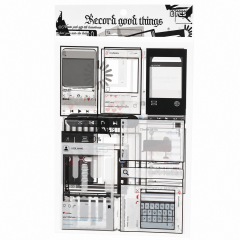 Sosyal Medya Dijital Sticker - 6 Adet - 16x23 cm