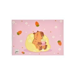 Capybara Resim Defteri - 25X35 cm