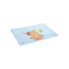 Capybara Resim Defteri - 25X35 cm Desen 2