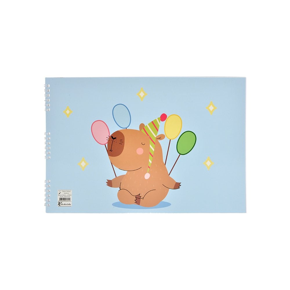 Capybara Resim Defteri - 25X35 cm Desen 2