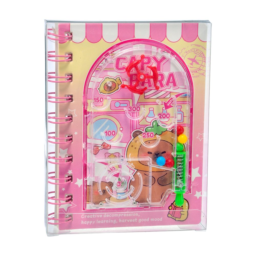 Capybara Oyunlu Çizgili Not Defteri - 13x10