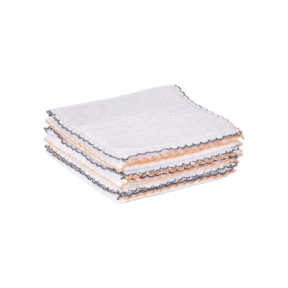 6'lı Havlu Bebek Ter Ve Ağız Silme - 25x25 cm Desen 1