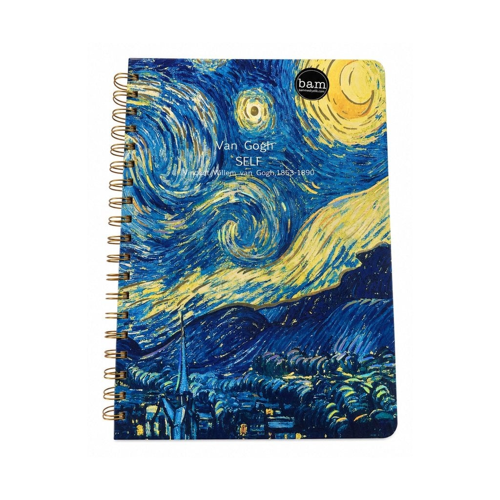 Van Gogh B5 Not Defteri Desen 1