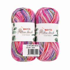 2'li Altın İlmek Mayıs Örgü İpliği - 200 gr