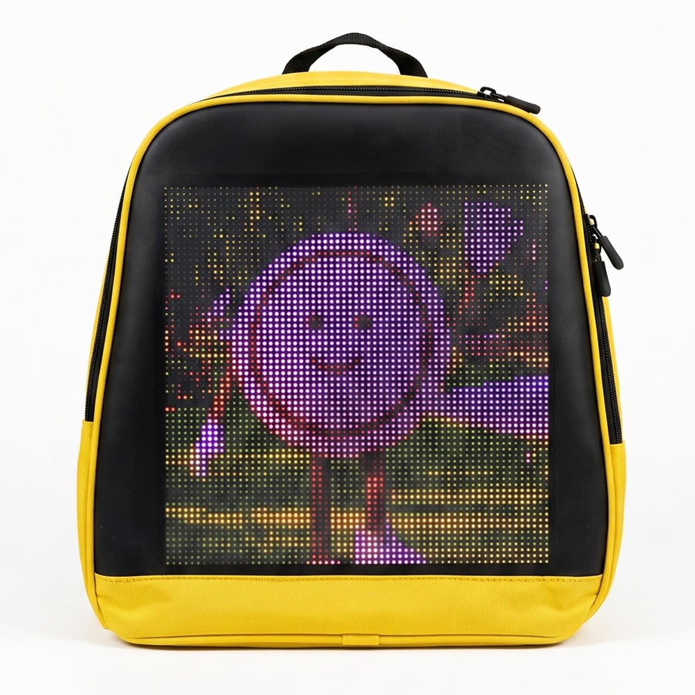 Led Ekranlı Sırt Çantası - 38x34 cm