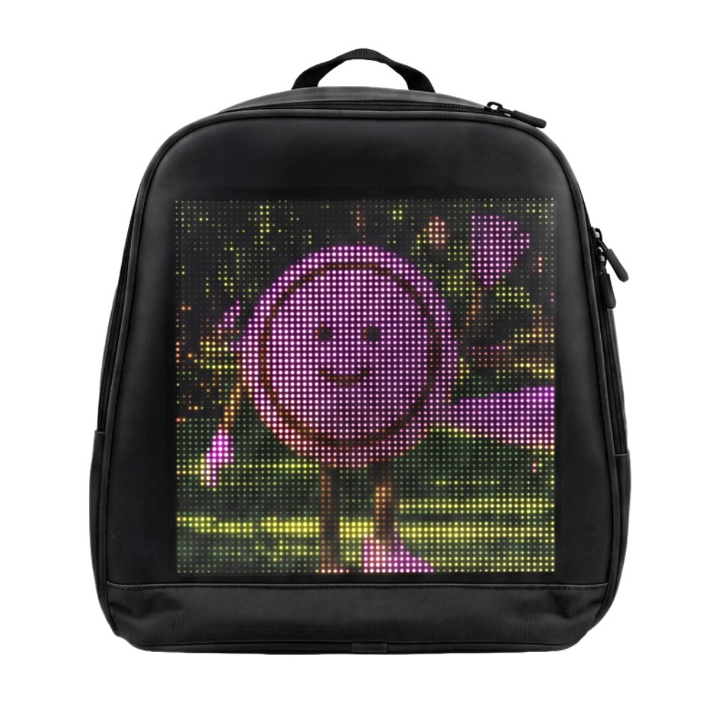Led Ekranlı Sırt Çantası - 38x34 cm