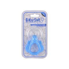 Babysoft Tutucaklı Sulu Diş Kaşıyıcı Mavi