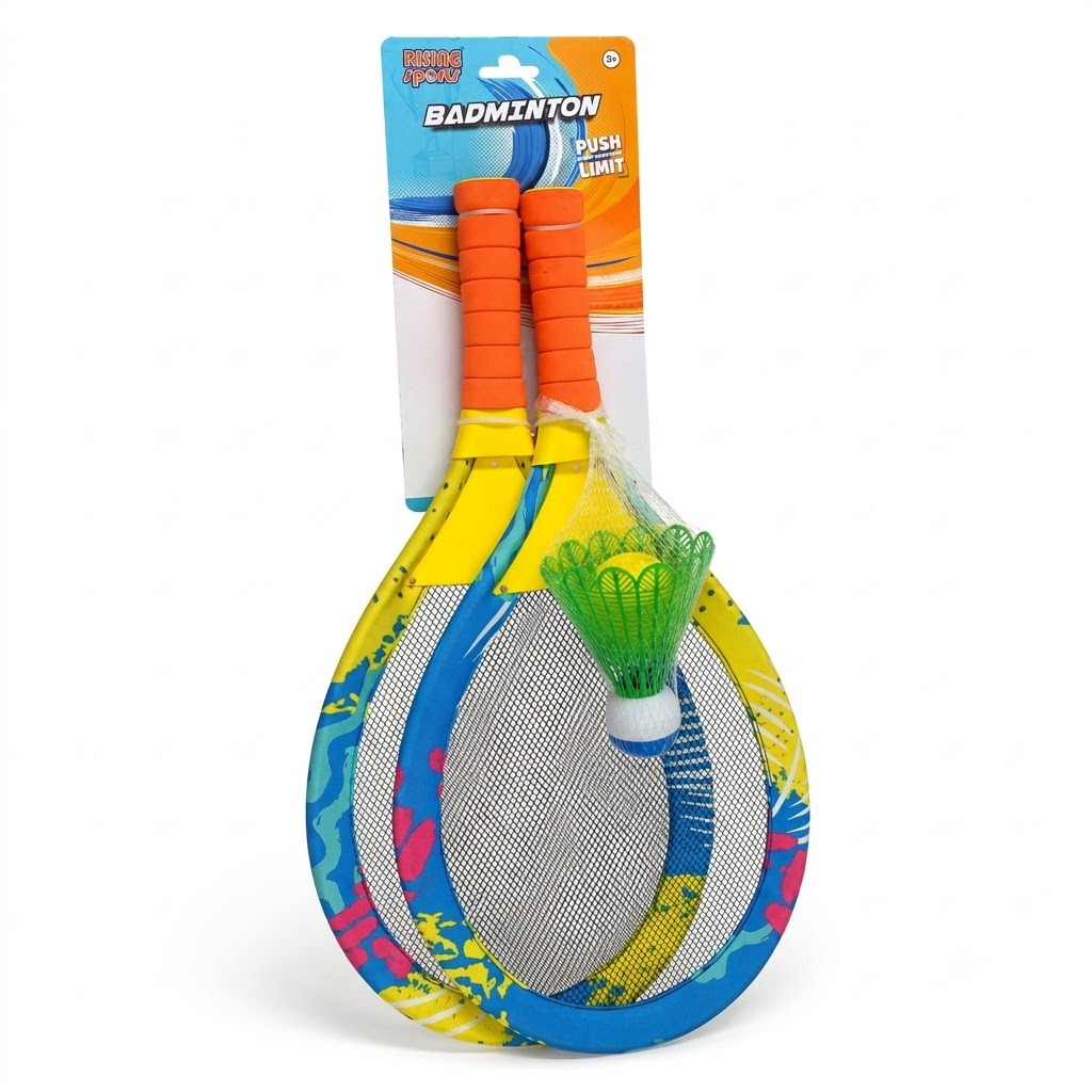 Renkli Badminton Raket Set - 53 cm