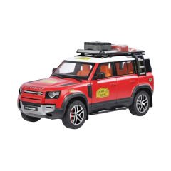 Sesli Işıklı Açılır Kapı  Arazi Araba Model - 1:22 Kırmızı